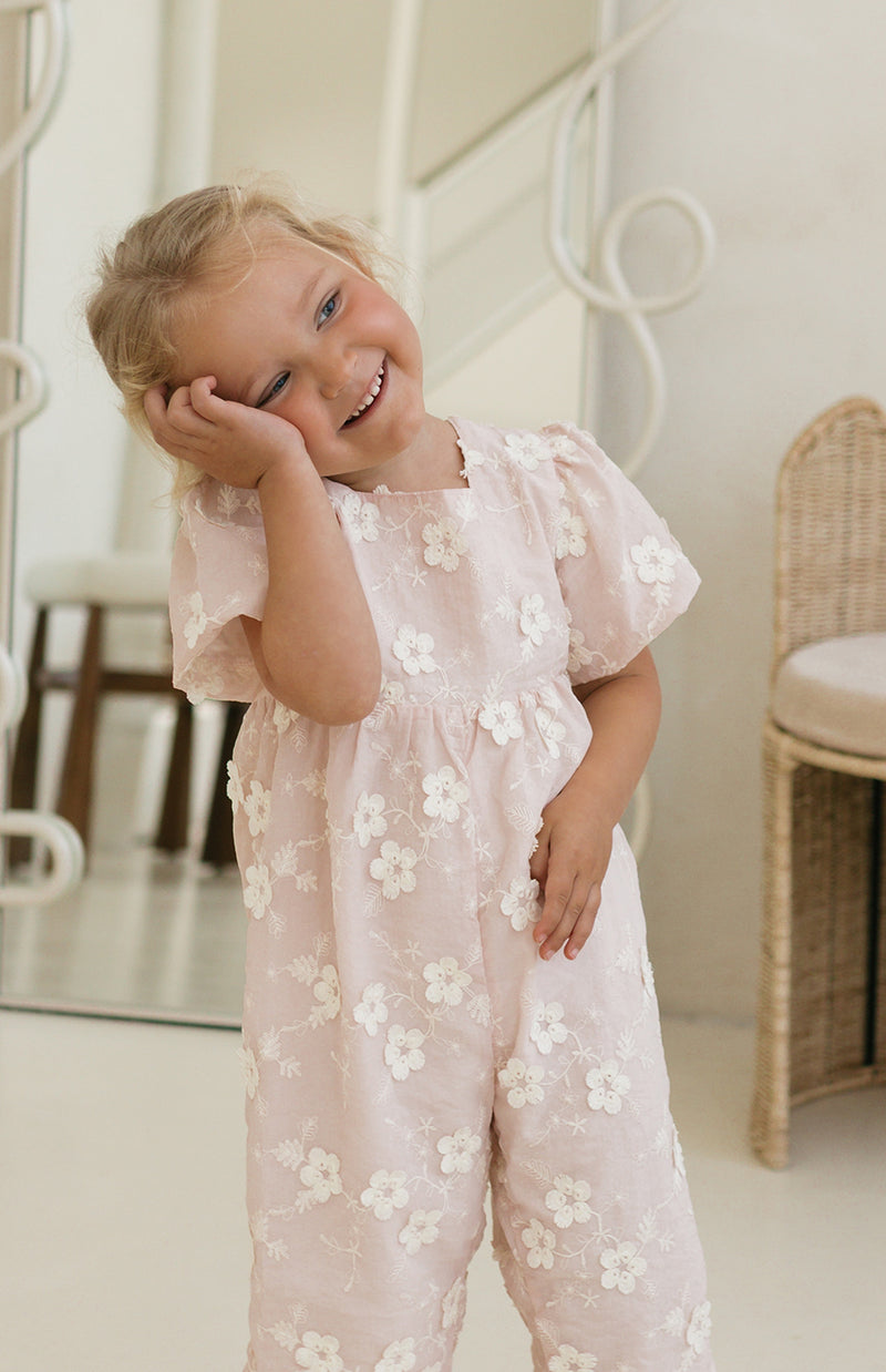 CORA JUMPSUIT - CELESTE BLUSH