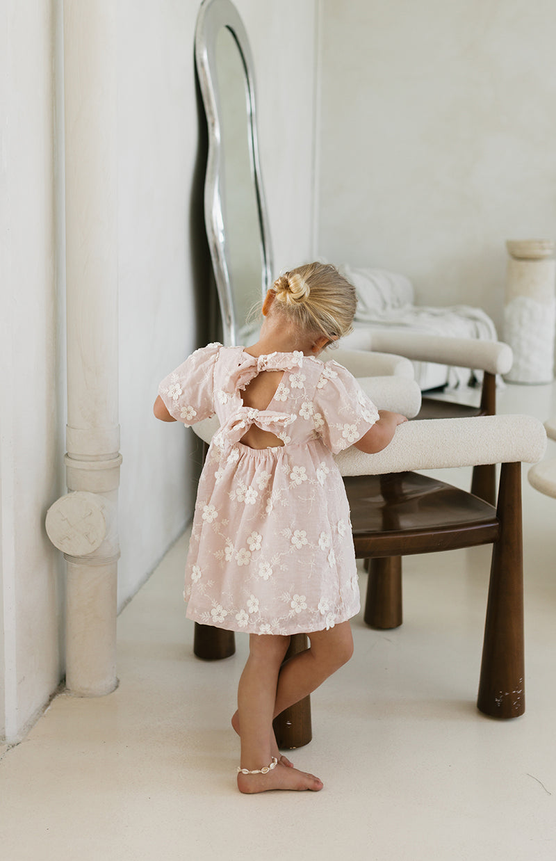 CORA DRESS - CELESTE BLUSH