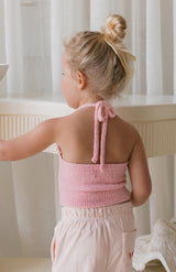 BONNIE HALTER TOP -PINK