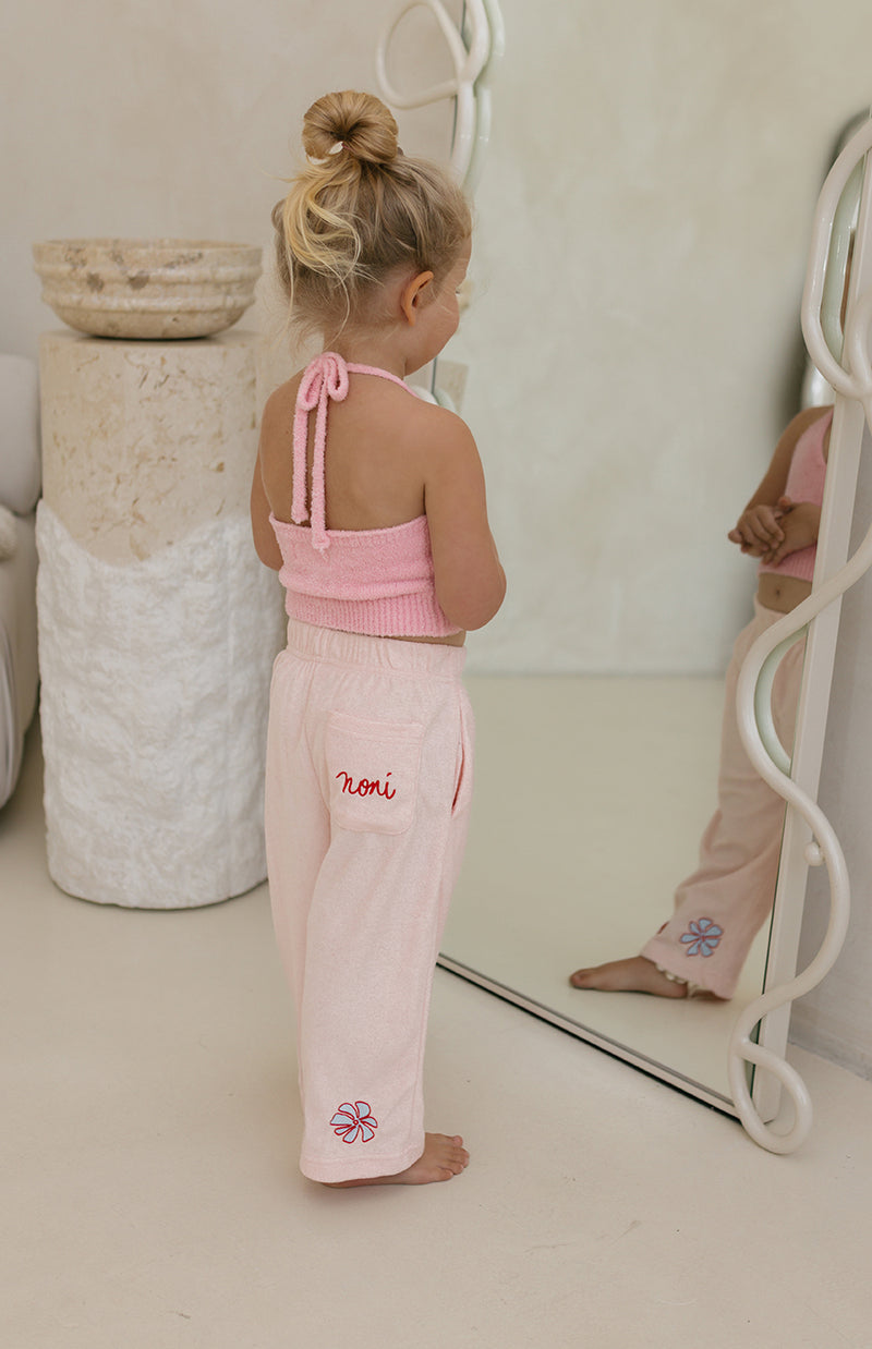 BONNIE HALTER TOP -PINK