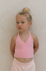 BONNIE HALTER TOP -PINK