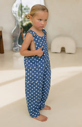 POLKA DENIM BARREL OVERALL