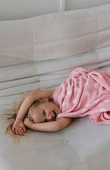 POLKA BLANKET- PINK POLKA