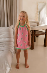 BIRDIE HALTER DRESS - FIORI