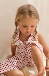 ROSIE JUMPSUIT - CHERRY POLKA