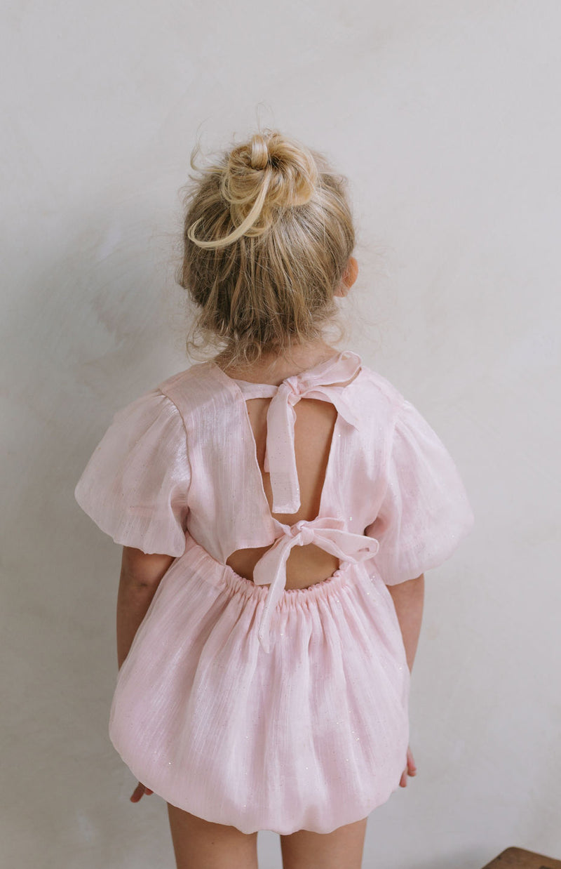 CORA ROMPER - BLUSH SPARKLE