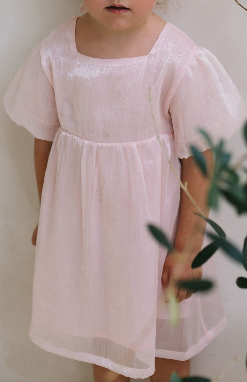 CORA DRESS - BLUSH SPARKLE