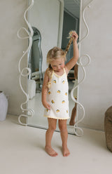 BIRDIE HALTER DRESS - LIMONE