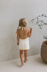 BIRDIE HALTER DRESS - LIMONE