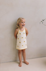 BIRDIE HALTER DRESS - LIMONE