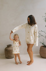 BIRDIE HALTER DRESS - LIMONE