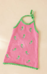 BIRDIE HALTER DRESS - FIORI