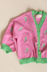 FIORI EMBROIDERED CARDIGAN