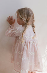 NOELLE DRESS - CELESTE BLUSH