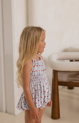INDY ROMPER - ROUGE BLUE
