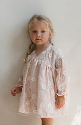 NOELLE DRESS - CELESTE BLUSH