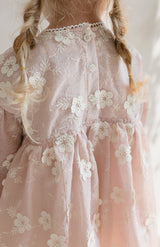 NOELLE DRESS - CELESTE BLUSH