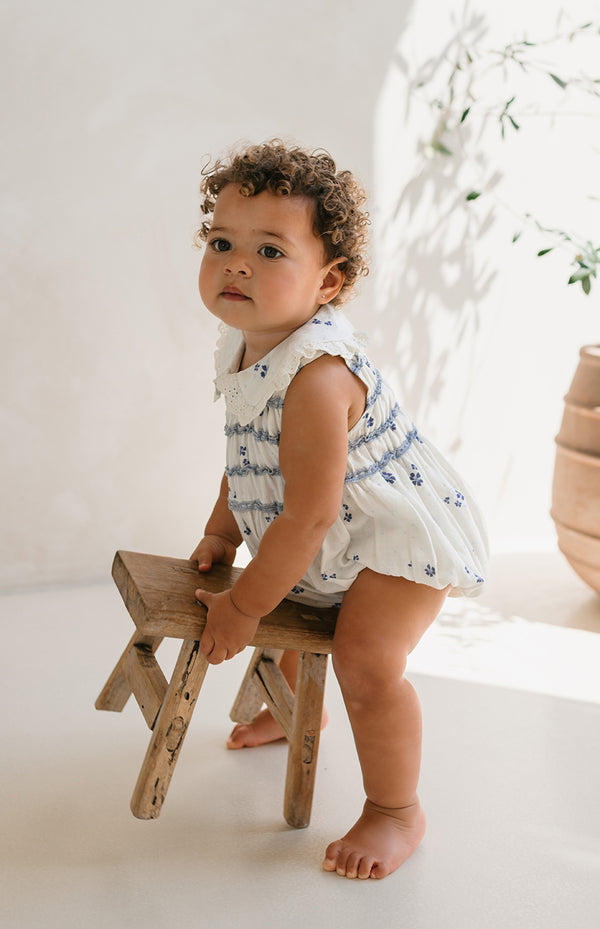 MEADOW ROMPER - BLUE