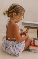 INDY ROMPER - ROUGE BLUE