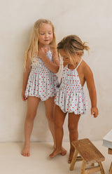 INDY ROMPER - ROUGE BLUE