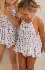 INDY ROMPER - ROUGE BLUE