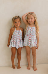 INDY ROMPER - ROUGE BLUE