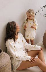 LIMONE EMBROIDERY ROMPER