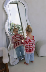 AGNES TIE BACK KNIT - POPPY