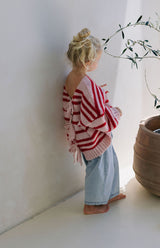 AGNES TIE BACK KNIT - POPPY