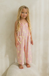 STRAWBERRY CREAM DOT RIC RAC JUMPSUIT
