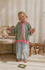 FIORA STRIPE CARDIGAN