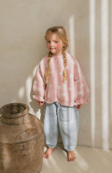 DOT CARDIGAN - BLUSH