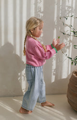 MER BABE EMBROIDERED CARDIGAN