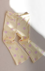 BUTTER DOT RIBBED FLARES