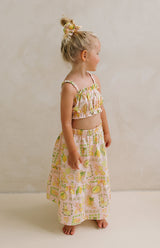 LIMONE ROSA CROP & SKIRT SET