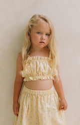 LIMON BLEU CROP & SKIRT SET