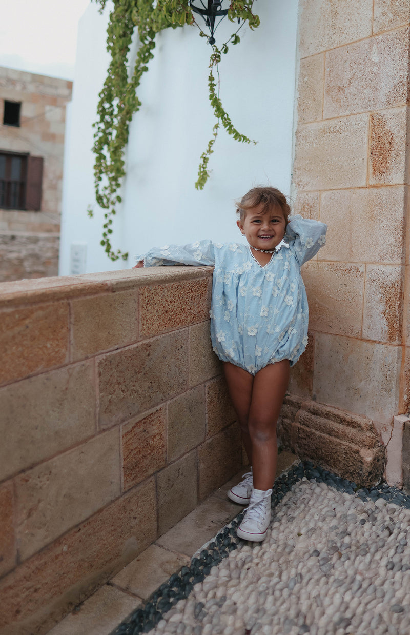 NOELLE ROMPER - CELESTE BLUE