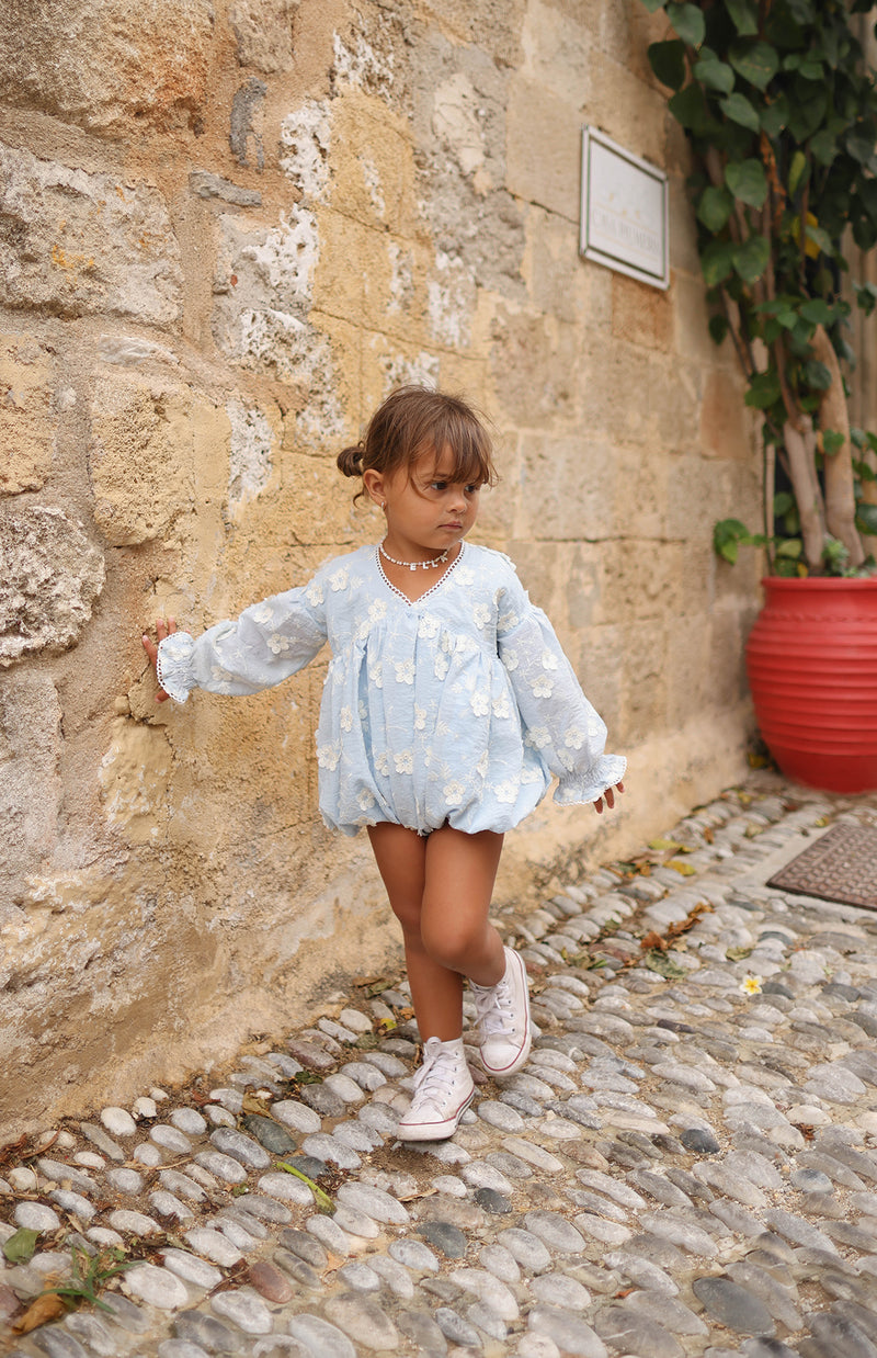 NOELLE ROMPER - CELESTE BLUE