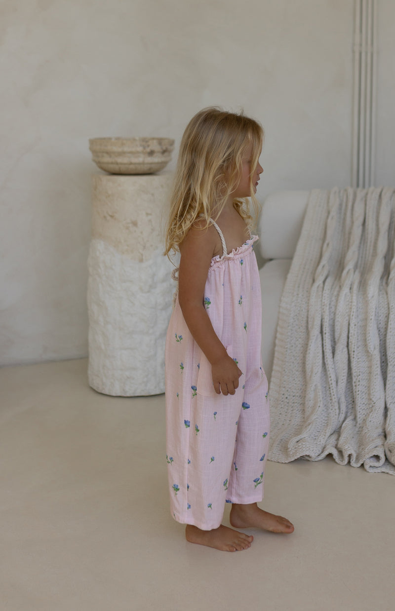 ROPE JUMPSUIT - BELLE FLEUR BLUSH