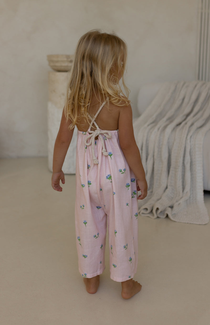 ROPE JUMPSUIT - BELLE FLEUR BLUSH