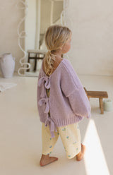 AGNES TIE BACK KNIT - LILAC
