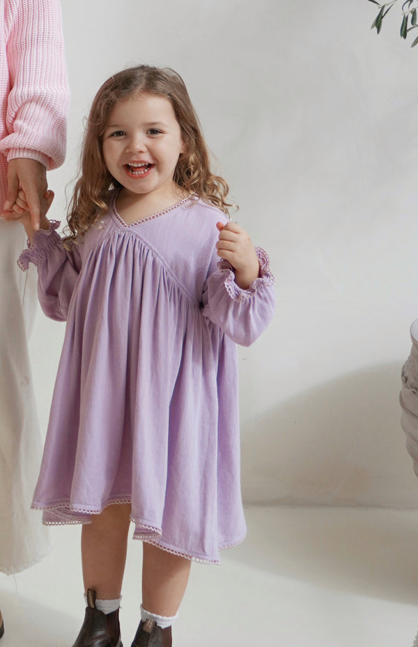 NOELLE DRESS - LILAC