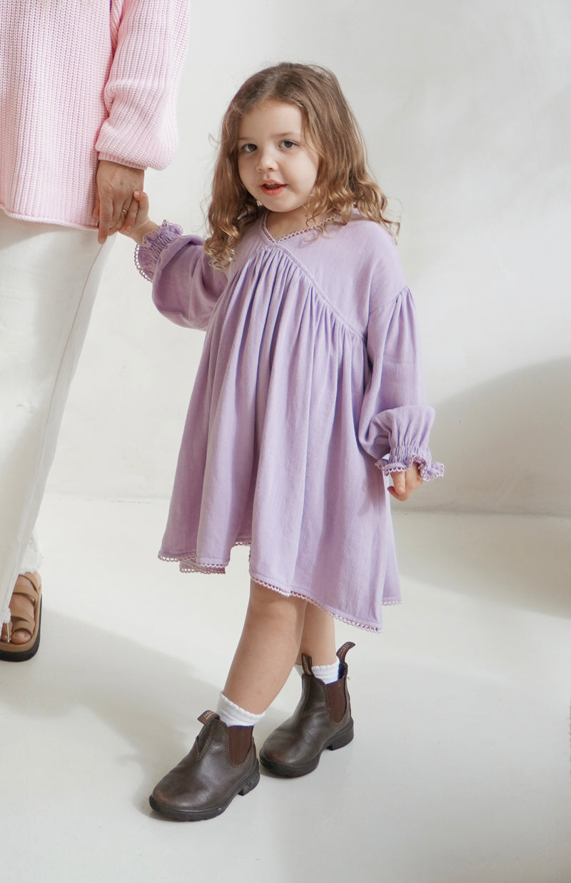 NOELLE DRESS - LILAC