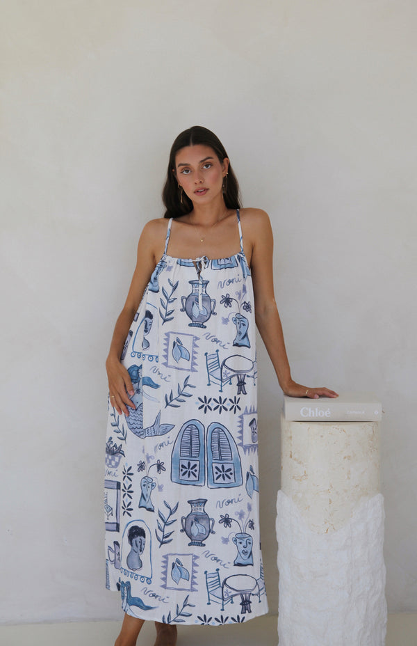 SANTORINI DRESS - MAMA