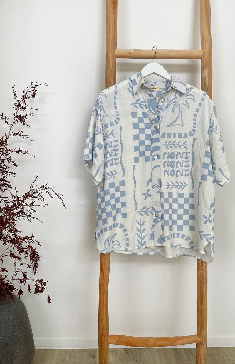 COSTA SHIRT BLUE/WHITE - MAMA