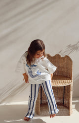 STRIPE FLARES - NAVY