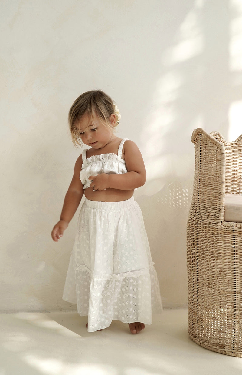 PALOMA CROP & SKIRT SET