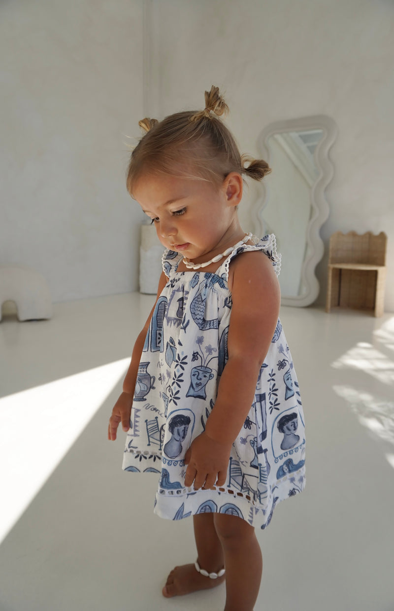 PIPPA DRESS - SANTORINI