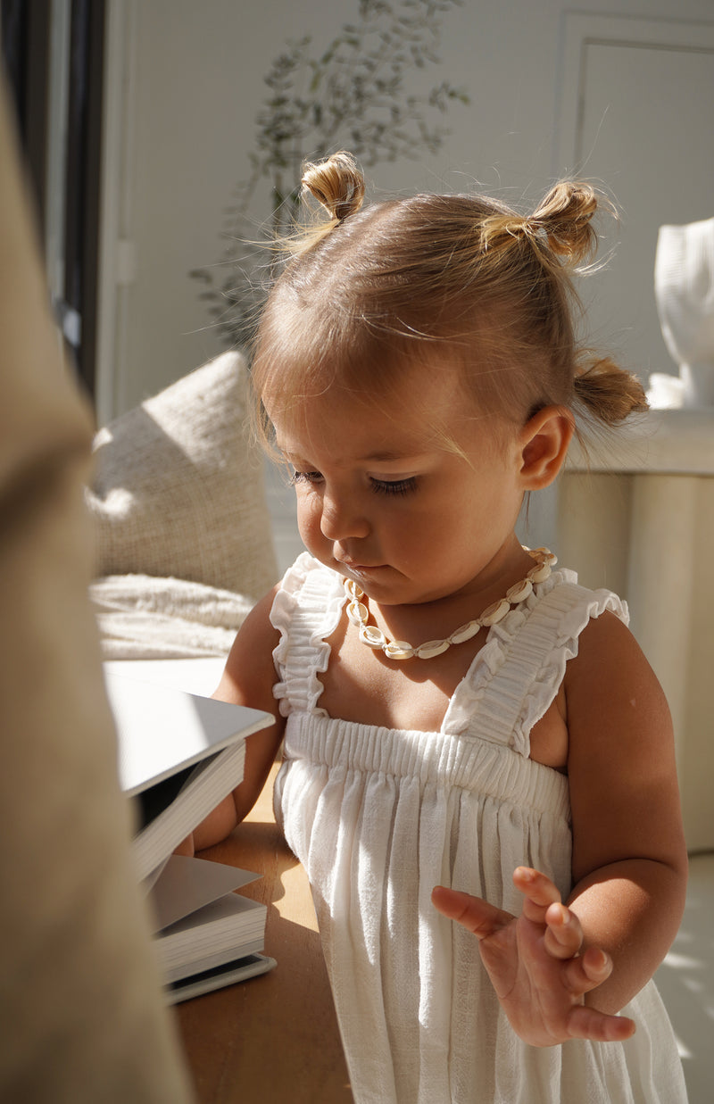 SCARLET ROMPER - WHITE