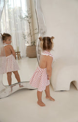 ROSIE DRESS - CHERRY POLKA